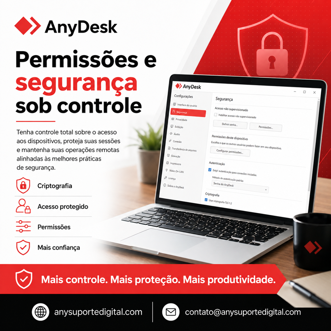 Ilustração de apoio para política editorial no contexto do AnyDesk